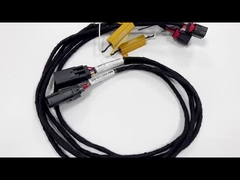 Arnês de fio personalizado com conector de pitch White Molex de 3,96 mm