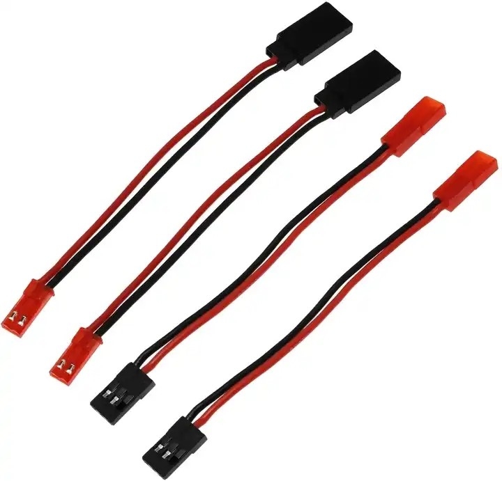 Tomada de JST ao homem do conector do JÚNIOR e ao adaptador servo do cabo fêmea para os caminhões RC FPV que competem o helicóptero do zangão