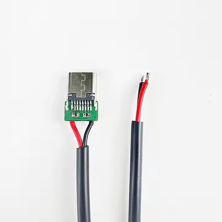 Alta Qualidade de Desempenho por Venda Pública de Níquel Revestido Tipo C USB Conector de solda masculino USB Tipo C Plug Extensão