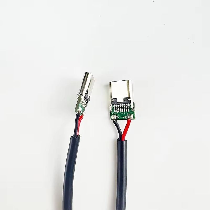 Alta Qualidade de Desempenho por Venda Pública de Níquel Revestido Tipo C USB Conector de solda masculino USB Tipo C Plug Extensão