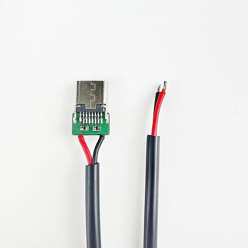 Alta Qualidade de Desempenho por Venda Pública de Níquel Revestido Tipo C USB Conector de solda masculino USB Tipo C Plug Extensão