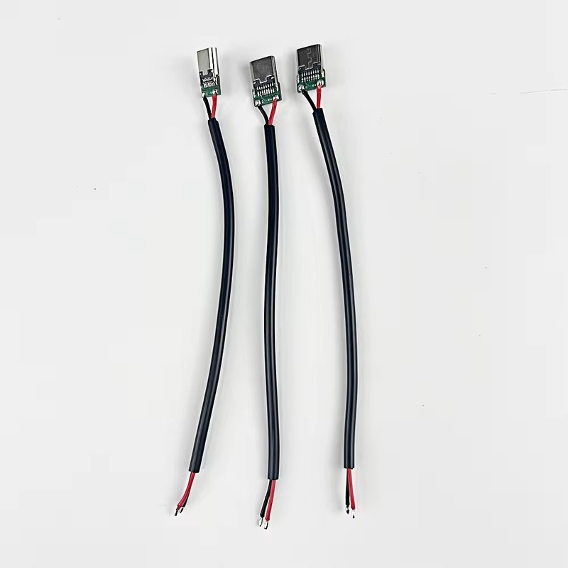 Alta Qualidade de Desempenho por Venda Pública de Níquel Revestido Tipo C USB Conector de solda masculino USB Tipo C Plug Extensão