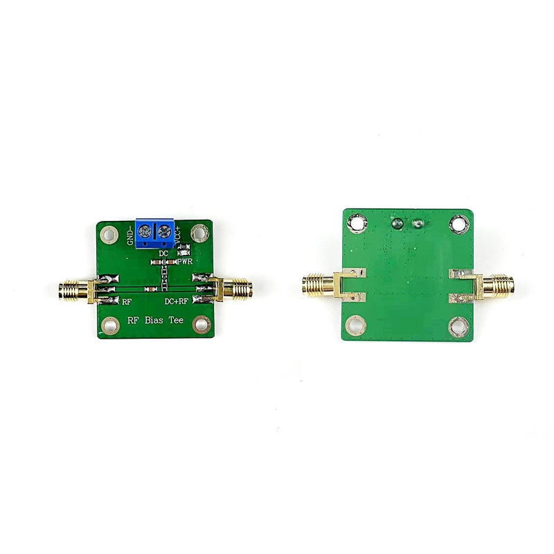 RF Bias Tee Feed Wideband Microondas DC Blocker 10-6000MHz 6GHz para rádio HAM RTL SDR LNA Amplificador de baixo ruído