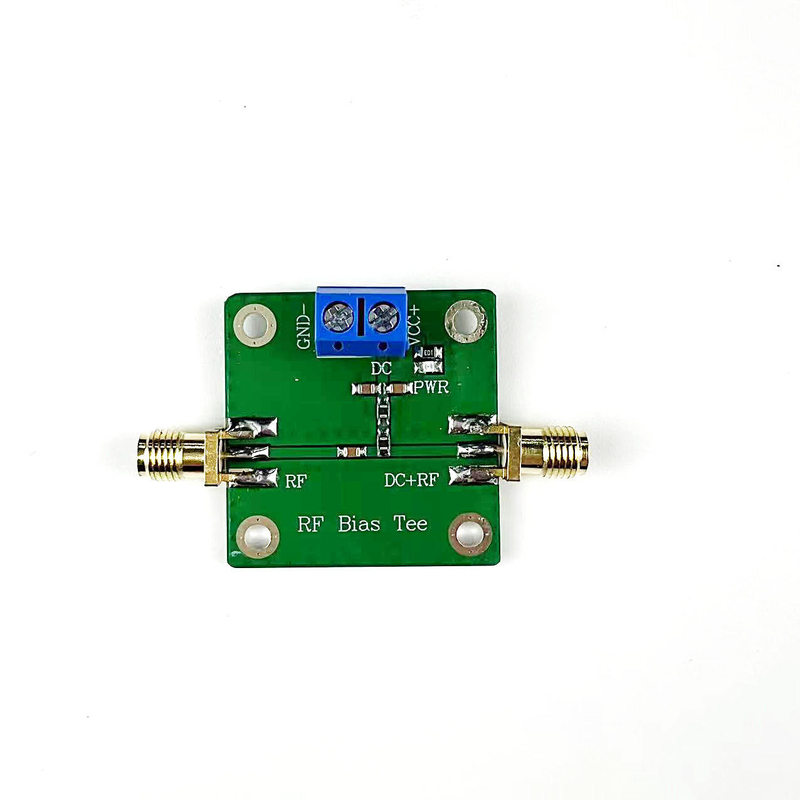 RF Bias Tee Feed Wideband Microondas DC Blocker 10-6000MHz 6GHz para rádio HAM RTL SDR LNA Amplificador de baixo ruído
