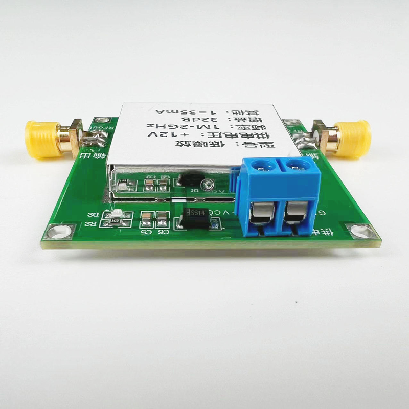 1-3000MHz 2.4GHz 20dB 0.01-2000MHz 2Ghz 32dB LNA RF Banda Larga Banda Larga Modulo de Amplificador de Potência de Baixo Ruído UHF HF VHF
