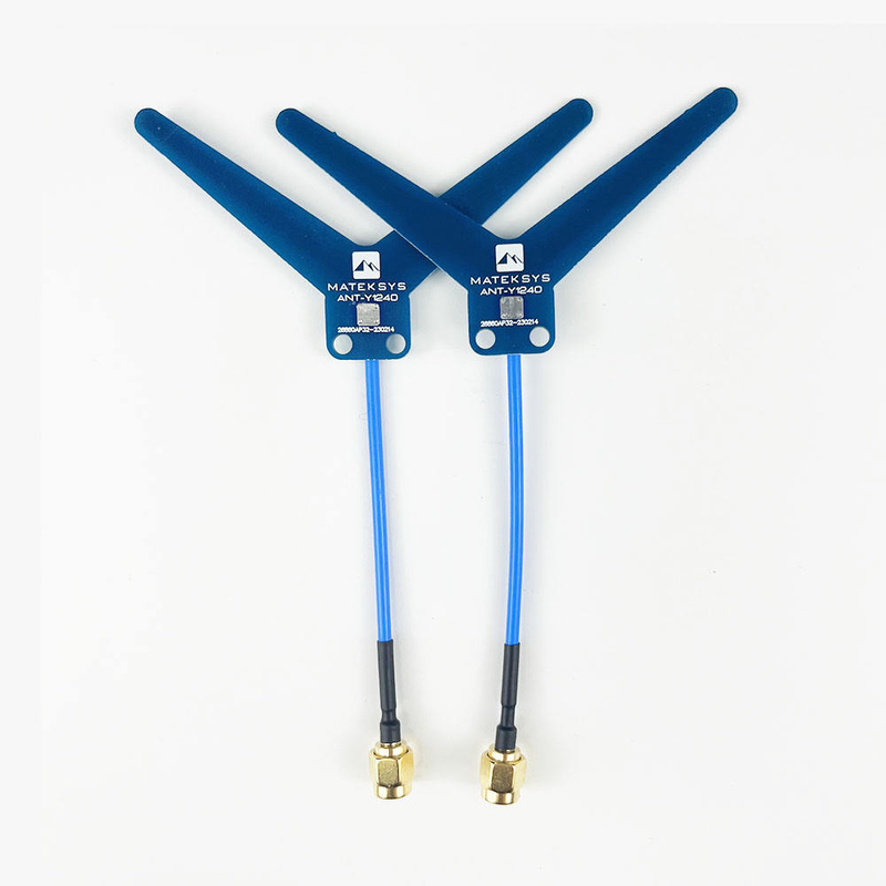 Matek Systems ANT-Y1240 1.2Ghz 1.3Ghz 3dBi DIPOLE FPV Antenna para RC Drone Avião Óculos Monitor Transmissor Receptor