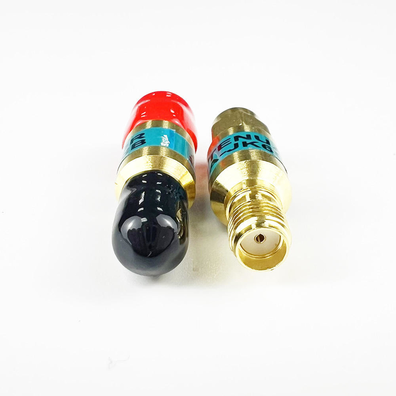 2W DC-6GHz SMA Homem para SMA Mulher Attenuador RF coaxial 1/2/3/5/6/10/15/30db Attenuador SMA Conectores fixos Placa de ouro