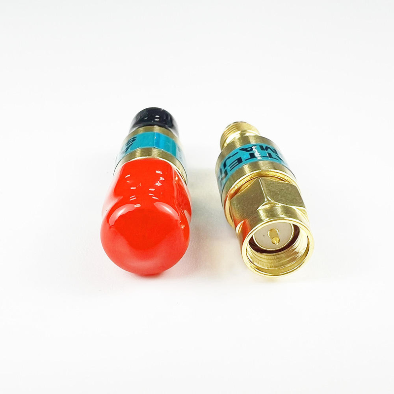 2W DC-6GHz SMA Homem para SMA Mulher Attenuador RF coaxial 1/2/3/5/6/10/15/30db Attenuador SMA Conectores fixos Placa de ouro