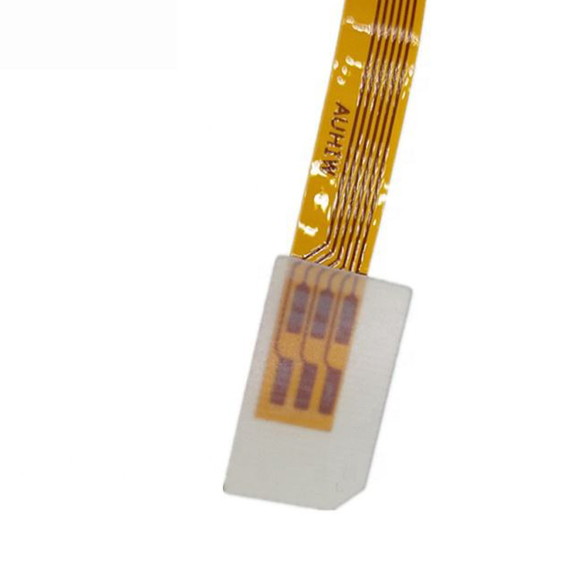 Kit de cartão SIM GSM CDMA padrão UIM Mulher para Mulher Extensão Soft Flat FPC Cable
