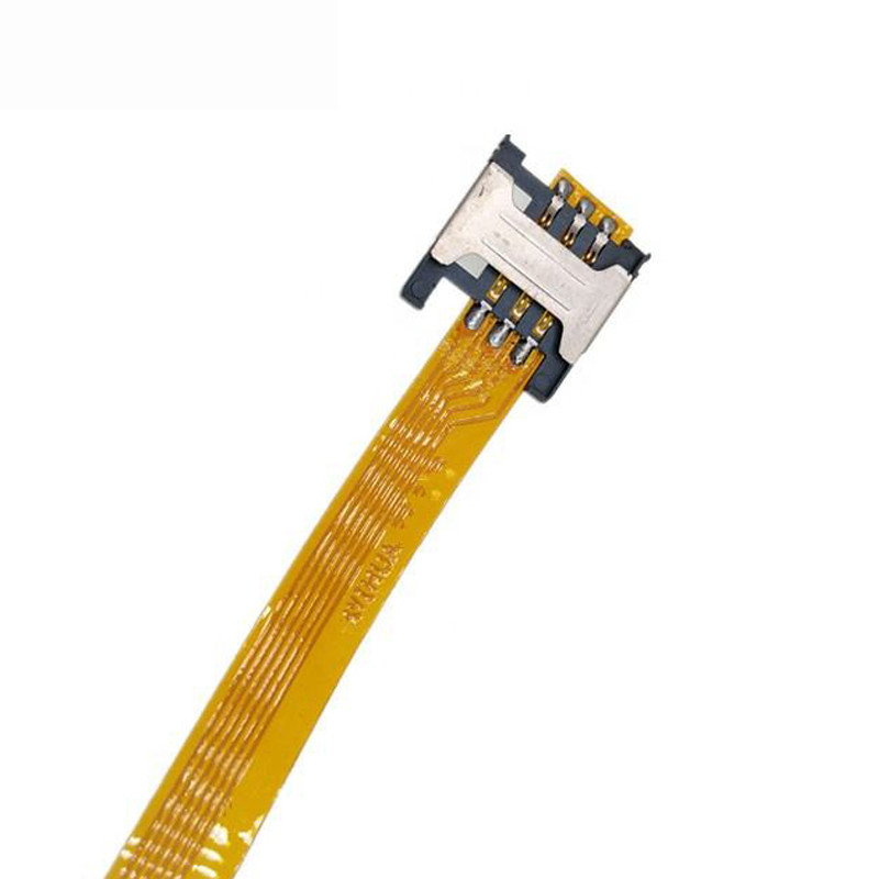 Kit de cartão SIM GSM CDMA padrão UIM Mulher para Mulher Extensão Soft Flat FPC Cable