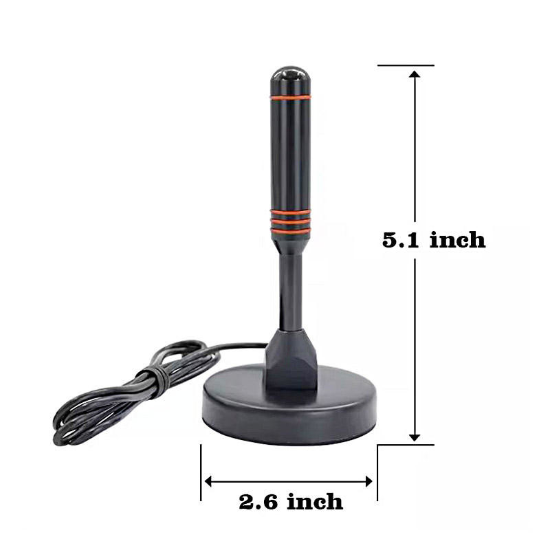 Melhor Preço Venda Quente HDTV exterior TV Stick Canal Grátis Uhf Vhf TV Aerial Digital interior DVB-T2 antena de televisão com ímã