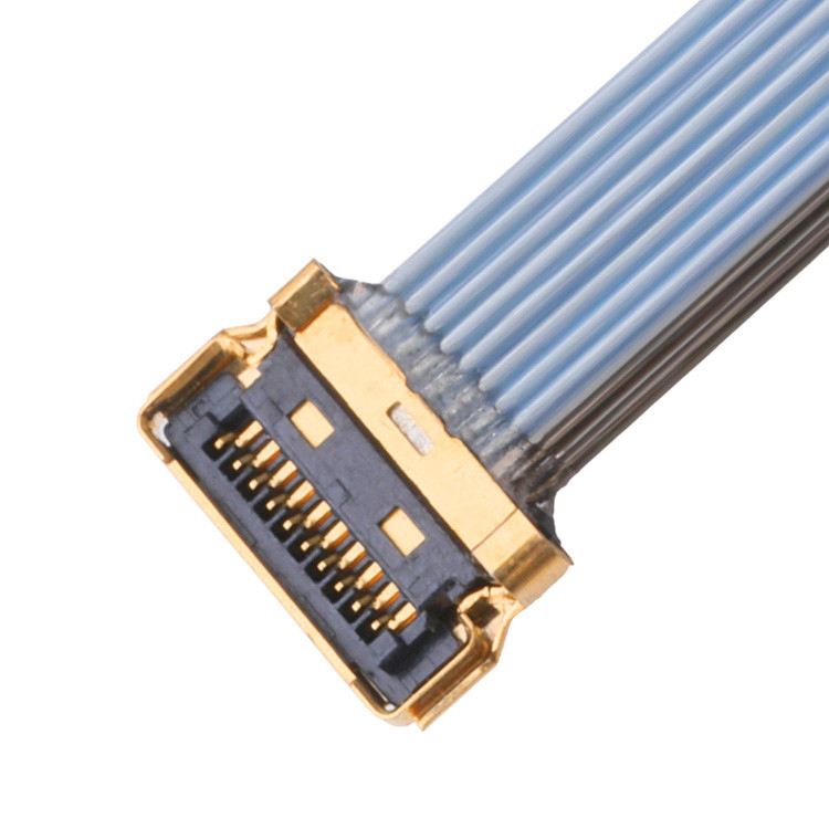 LVDS Cableline UY 10P 0,35mm Pitch I Pex 20857-010T-01 Assemblagens de cabos para Ipex Micro Coaxial Cable