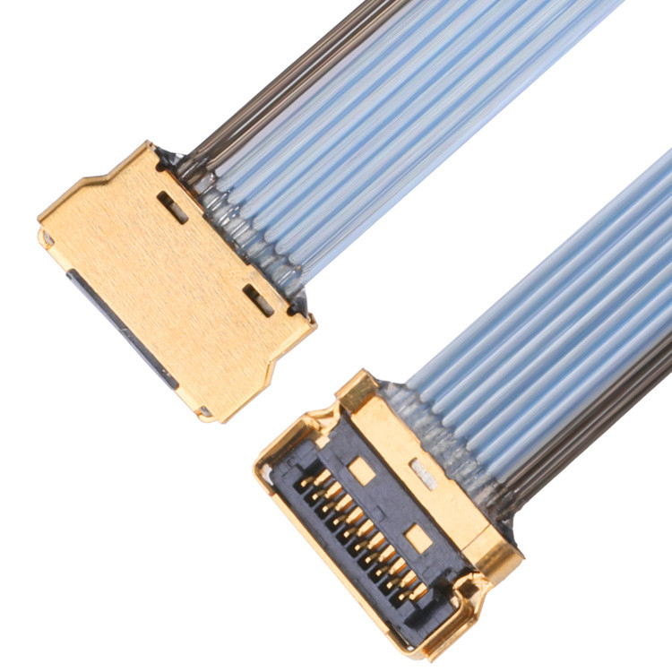 LVDS Cableline UY 10P 0,35mm Pitch I Pex 20857-010T-01 Assemblagens de cabos para Ipex Micro Coaxial Cable