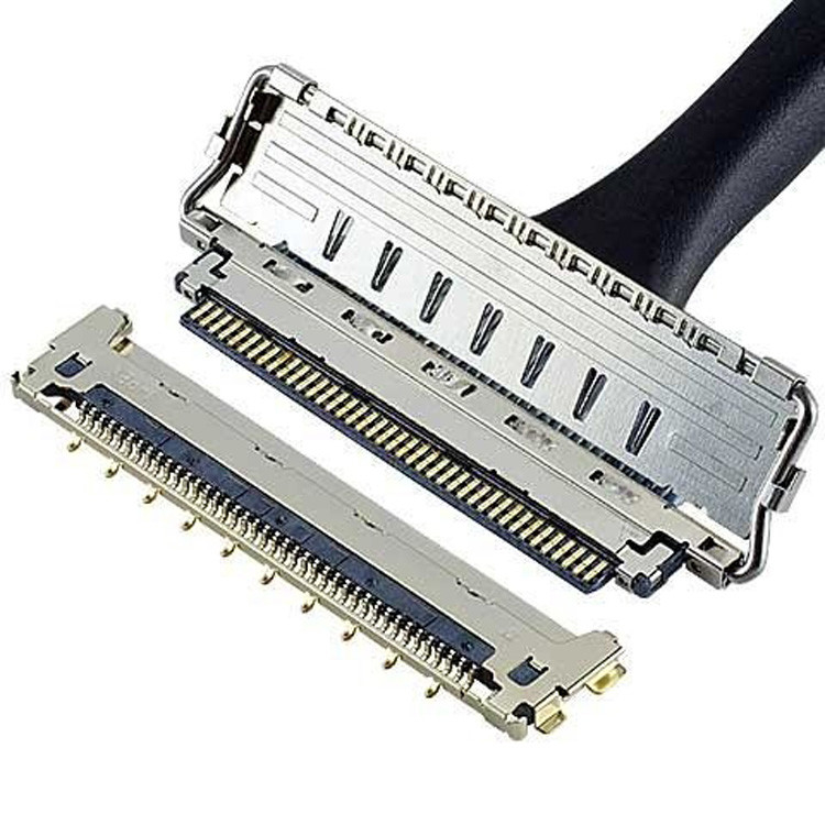 Conector Micro Coaxial de acoplamento horizontal IPEX Cabline CA II 20679-030T-01 Micro Cable Coaxial 0,4 mm Pitch