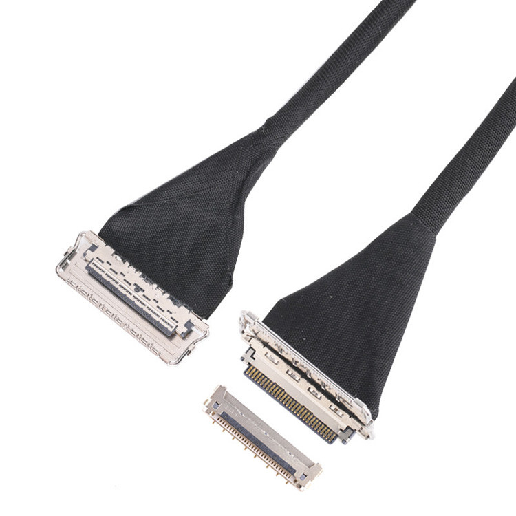 Fábrica personalizada IPEX 20679 0,4 MM Pitch 20pin 30pin 40pin 50pin Conector Micro Coaxial Direção horizontal