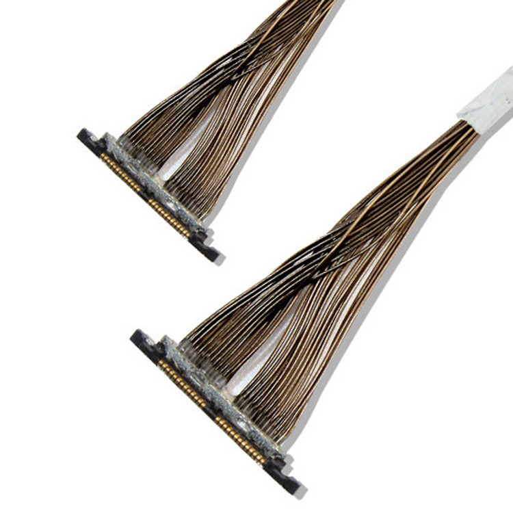 Para conector de câmera de drone e conexão mecânica 0.3mm Micro cabo coaxial DF56 26P 0.3SD