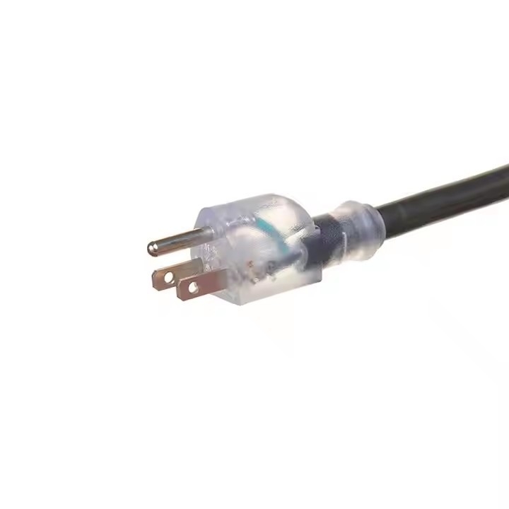 ETL aprovação de serviço pesado US 3-Prong 10 Ft Long 12 Gauge cabos de extensão 50 pés 2 Prong cabo leve