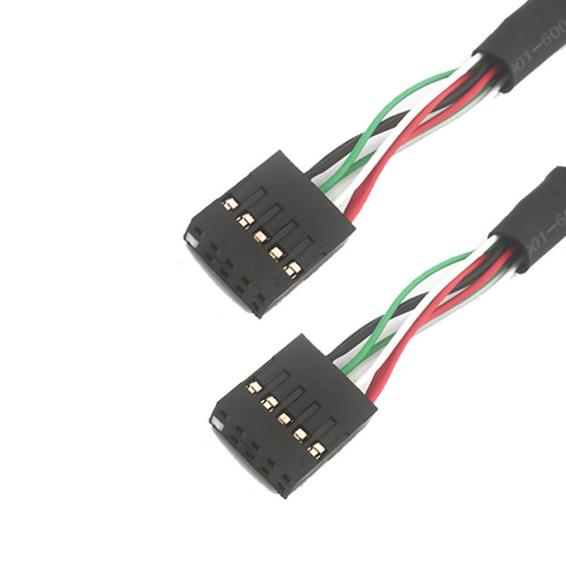 2.54mm Dual USB industrial cablagem Bb para Sbc 10 POS MOLEX 22552101 cabo