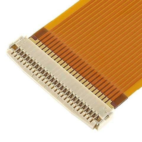 20600-024E-01 FPC Flexível Flat Cable 0.5mm Pitch IPEX MINIFLEX 5-BFN II LK Bloqueio Mecânico