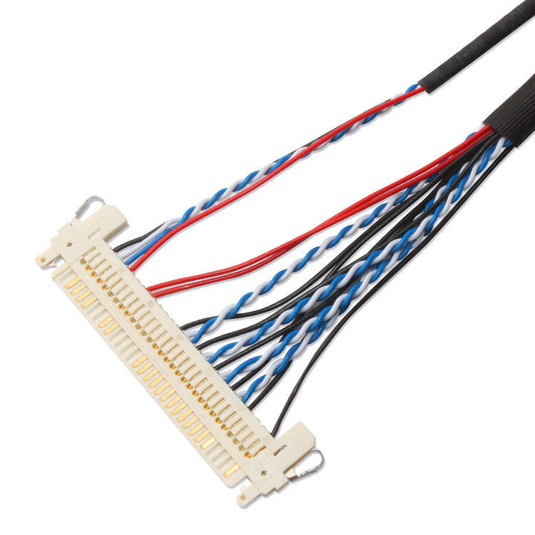 Arnês de fio FI S20S 20 Pin 1,25 mm Pitch JAE Display Lvds Cable