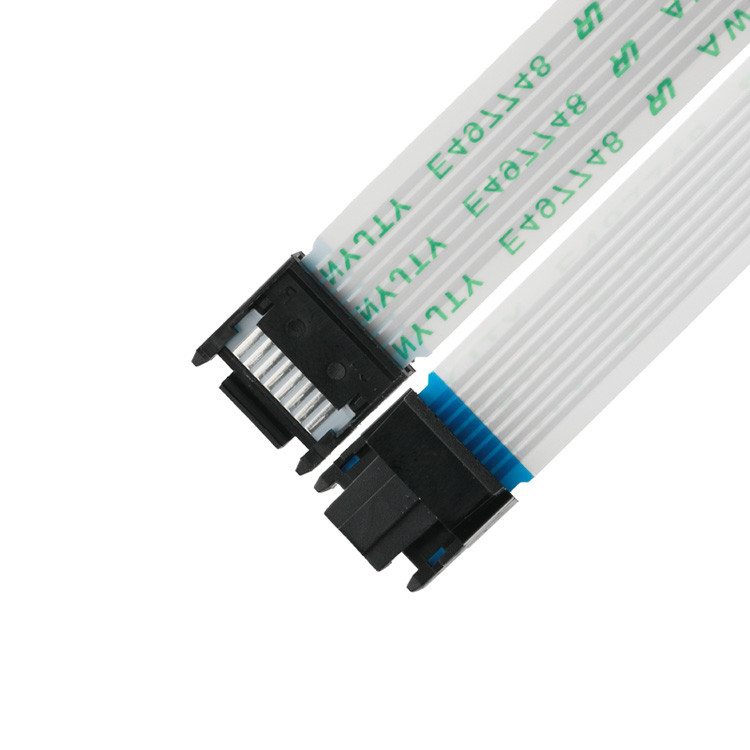 FFC/FPC IS100-L08T-C46-C Negro para HS100-L08N-N62 Negro LED CABLO DE EXTENSÃO FFC