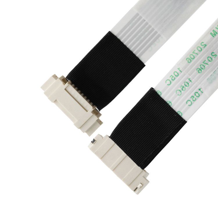 FFC/FPC IS100-L08T-C46-C Negro para HS100-L08N-N62 Negro LED CABLO DE EXTENSÃO FFC