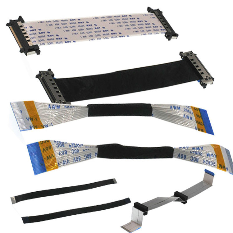 80mm 36AWG Strip FFC Flexível Flat Cable 20P Conexão Eletrônica à Prova de Explosão Flexível Flat Cable Cable Signal