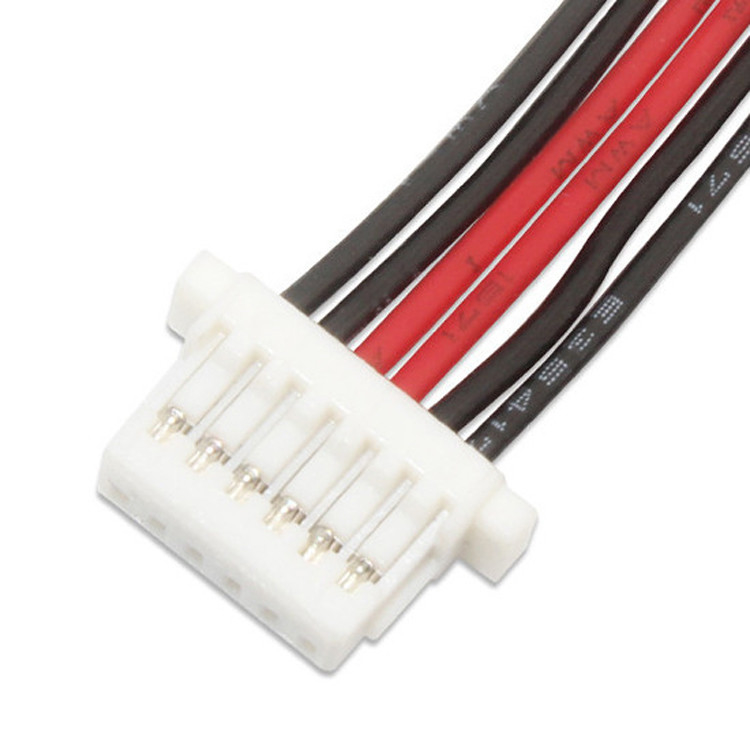 Conector Jst SH 1.0 para 6 pin SH1.0 WIRE 500MM Jst para 3mm em lata Custom Wire Harness