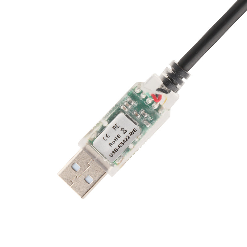 Adaptadores de cabo personalizados industriais USB-A RJ422 para Portos de rede RS232 Cabo de depuração de engenharia de rede