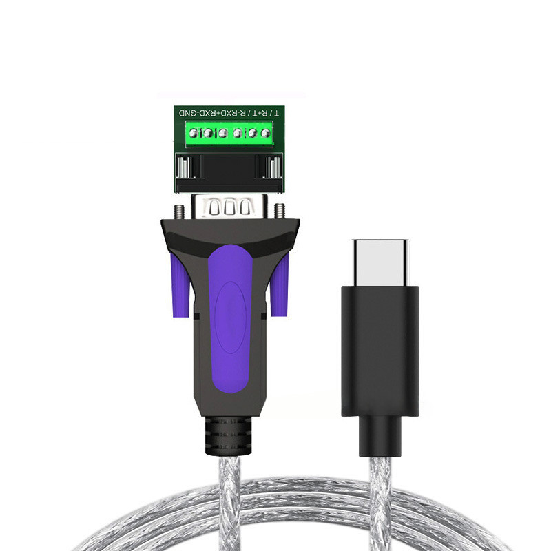 Cabos personalizados de qualidade industrial para o TIPO-C para o conector CONN RS485-DB9/RS422-DB9 B DB9 macho