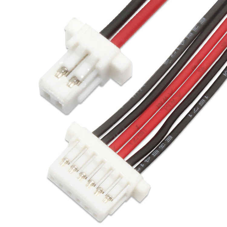 Fabrica Custom JST Arnês de fio ACH para ACHTR-02V-S 1.2mm Pitch 2 Pin Socket Desconectar Crimp