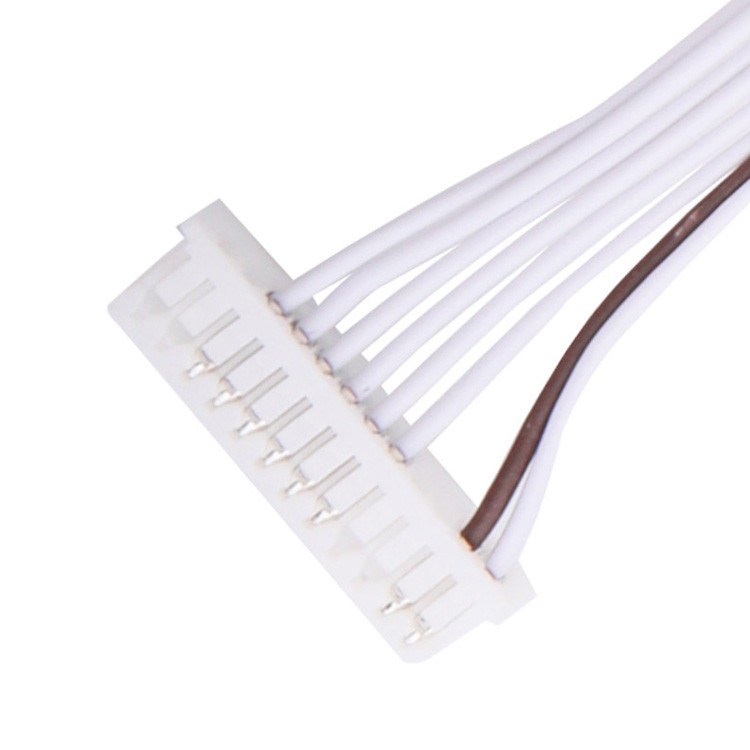 Fábrica 0,80mm 8 pin PVC LVDS Armadilha de montagem de cabo JST SHR-08V-S-B