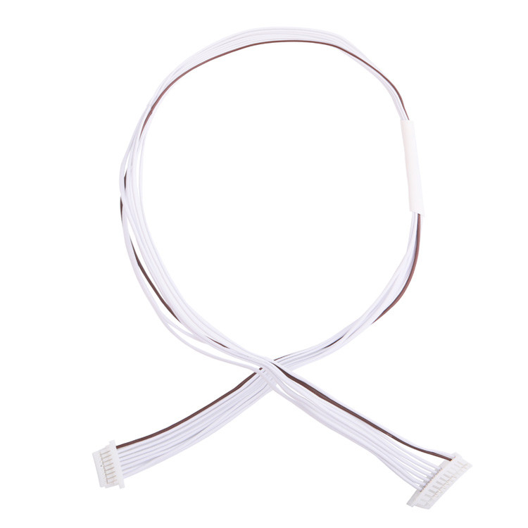 Fábrica 0,80mm 8 pin PVC LVDS Armadilha de montagem de cabo JST SHR-08V-S-B