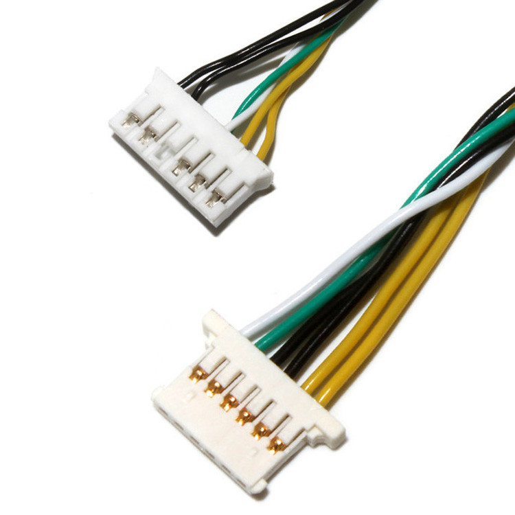 Personalize o JST PHR-6 2.0mm 6-Pin To Molex 51146-0600 1.25mm 6-Pin Wire Harness LED Cable de luz de fundo