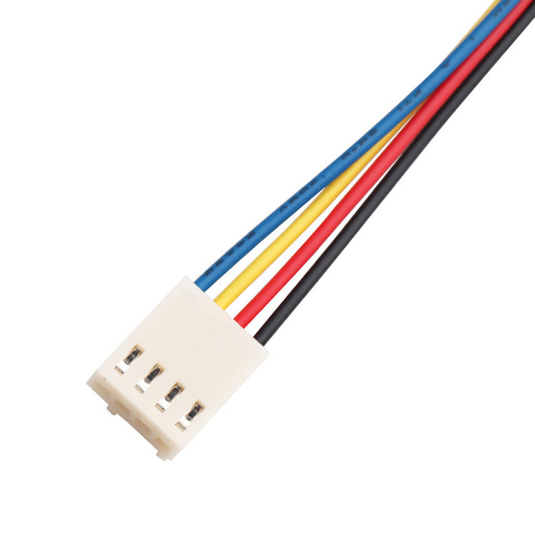 Fabrica personalizada JST JH 2.5mm 4-Pin Molex 4-Wire Fan Y Cable Assembly Lvds 4-Pin Conector Cable