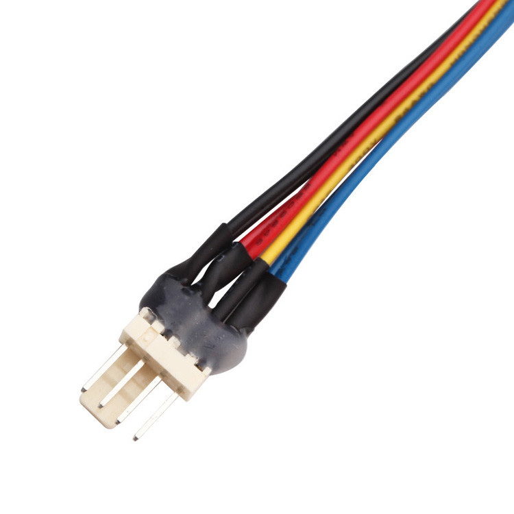 Fabrica personalizada JST JH 2.5mm 4-Pin Molex 4-Wire Fan Y Cable Assembly Lvds 4-Pin Conector Cable