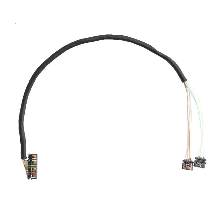 Fabrica personalizada de 0,6 Pitch JST 04XSR para JST 10XSR IDC Wire Harness Cable Assembly