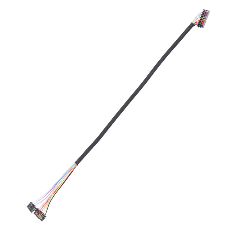 Fábrica de montagem de cabos personalizados de 0,6 PITCH JST 04XSR-36KHF 06XSR-36KHF 10XSR-36KHF Micro conectores coaxial