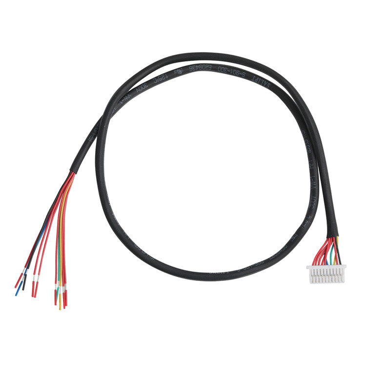 Lvds Cable 10P JST SHLP-10V-S-B para Semi-Stripped Harnesses Conjuntos de Cabos Coaxial Personalizados Automóveis