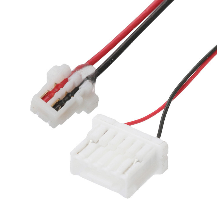 Fabrica JST Harness 0,8 mm Pitch 2P Contatos de frente para NSHR-6P 1,0 mm Buckle Socket Removível Crimp