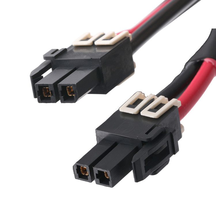 1716920202 5.7mm Pitch 1 * 2P Mega Fit Plug Housing Conectores simétricos em ambas as extremidades