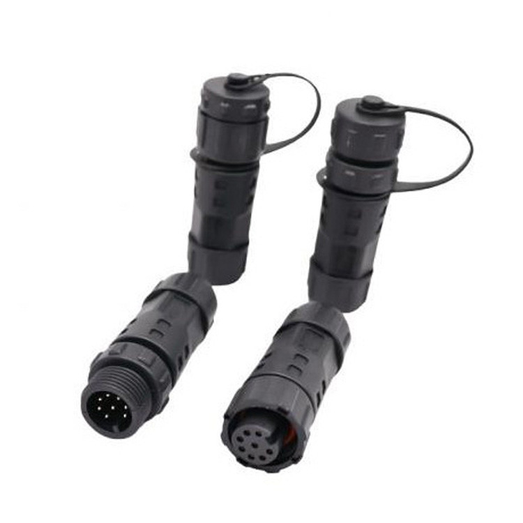 OEM/OD MM12 Conector circular IP67 à prova d'água de qualidade industrial para equipamentos eléctricos automotivos
