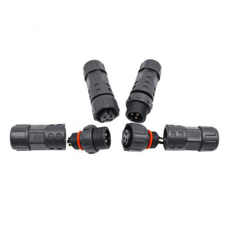 Conector circular de 8 pinos à prova d'água de qualidade industrial de fábrica M12 Conector de exibição Lvds de cabo moldado feminino