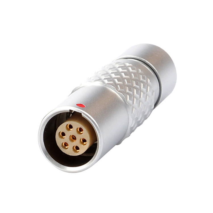 7 pin Z4 série B conector circular à prova d'água tomada flutuante segura empurrar puxar sistema de auto-bloqueio