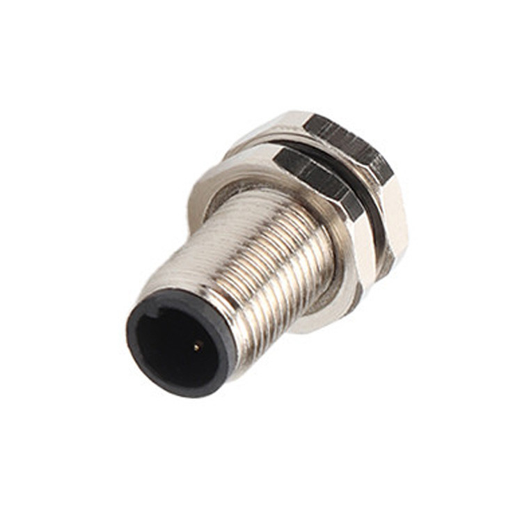 Conector circular M5 Código-A 2Pin 3Pin 4Pin Conectores industriais M5Z03AA0OCJ009-M5 fechadura frontal