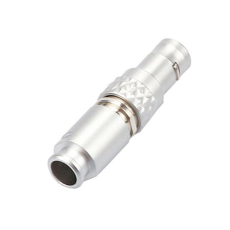 Conectores de controlo industrial de fábrica Série B T7 Plug recto Push-Pull curto Auto-bloqueio