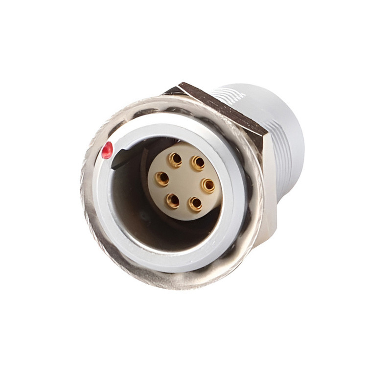 Conector circular multi-núcleo de tipo B da série Push Pull, 2 ~ 32 núcleos de agulha de soldagem (direita ou em ângulo)