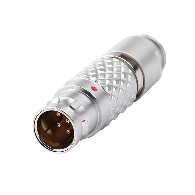 Conector circular multi-núcleo de tipo B da série Push Pull, 2 ~ 32 núcleos de agulha de soldagem (direita ou em ângulo)