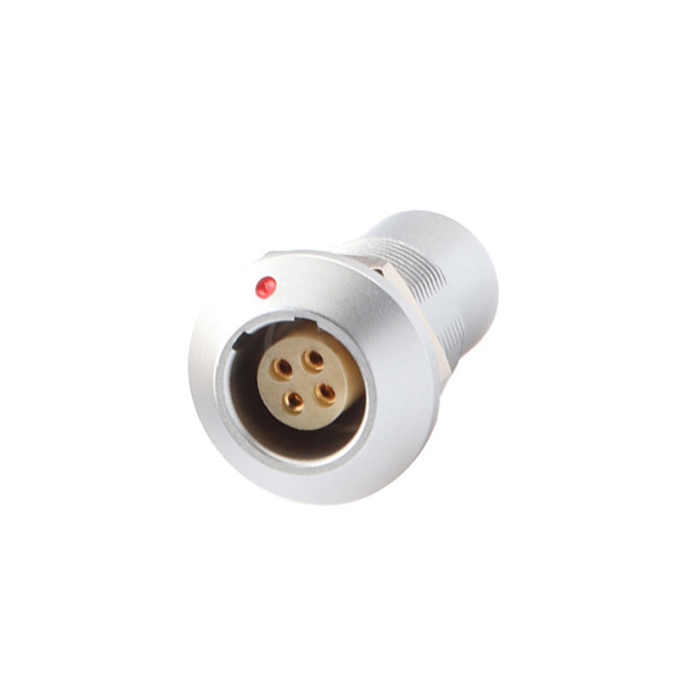 Série B Z7 conector de alimentação circular 4P Feminino vácuo vedado