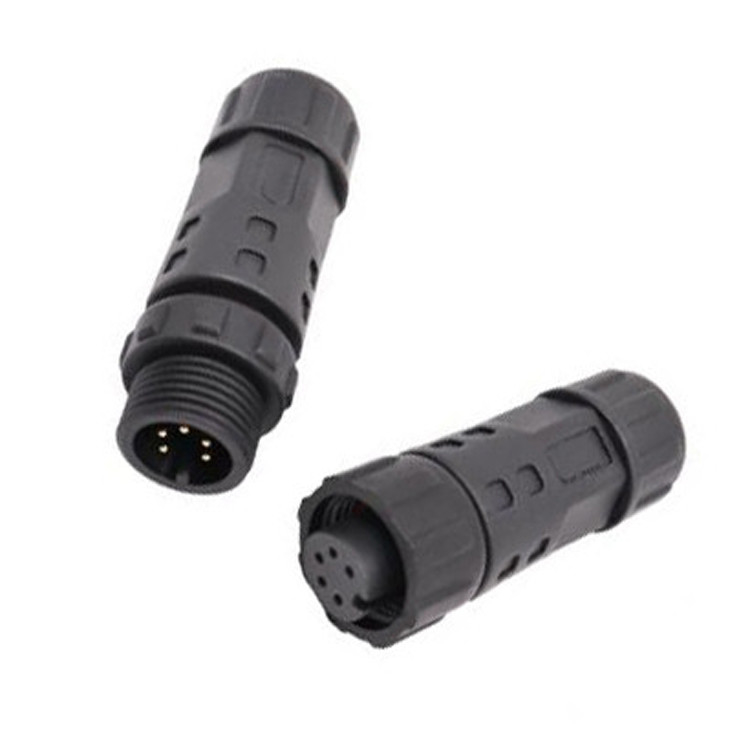 Fábrica Mini M12 8 pin conector de conector circular impermeável Industrial IP67 Homem / Mulher